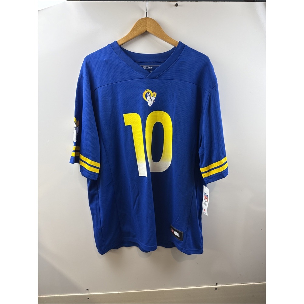 NFL Pro Line Los Angeles Rams Cooper Kupp 10 Jersey Mens Xl Blue Yellow